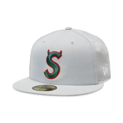 Supreme Devil S Logo New Era "Grey"