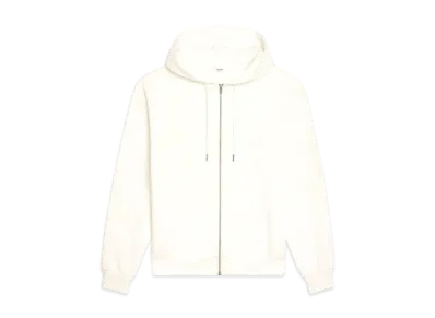 CELINE Loose Sweatshirt / Cotton Fleece "Off White/Black"