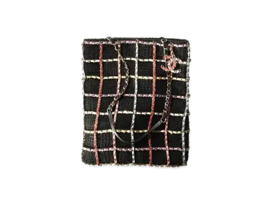 CHANEL Shopping Bag Tweed "Black/Multicolor"