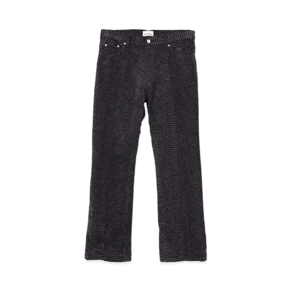 Maison MIHARA YASUHIRO Wave Denim Pants "Black"