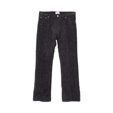 Maison MIHARA YASUHIRO Wave Denim Pants "Black"