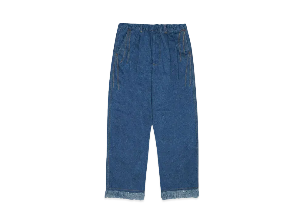 DISCOVERED DENIM WIDE SLACKS PANTS "INDIGO"