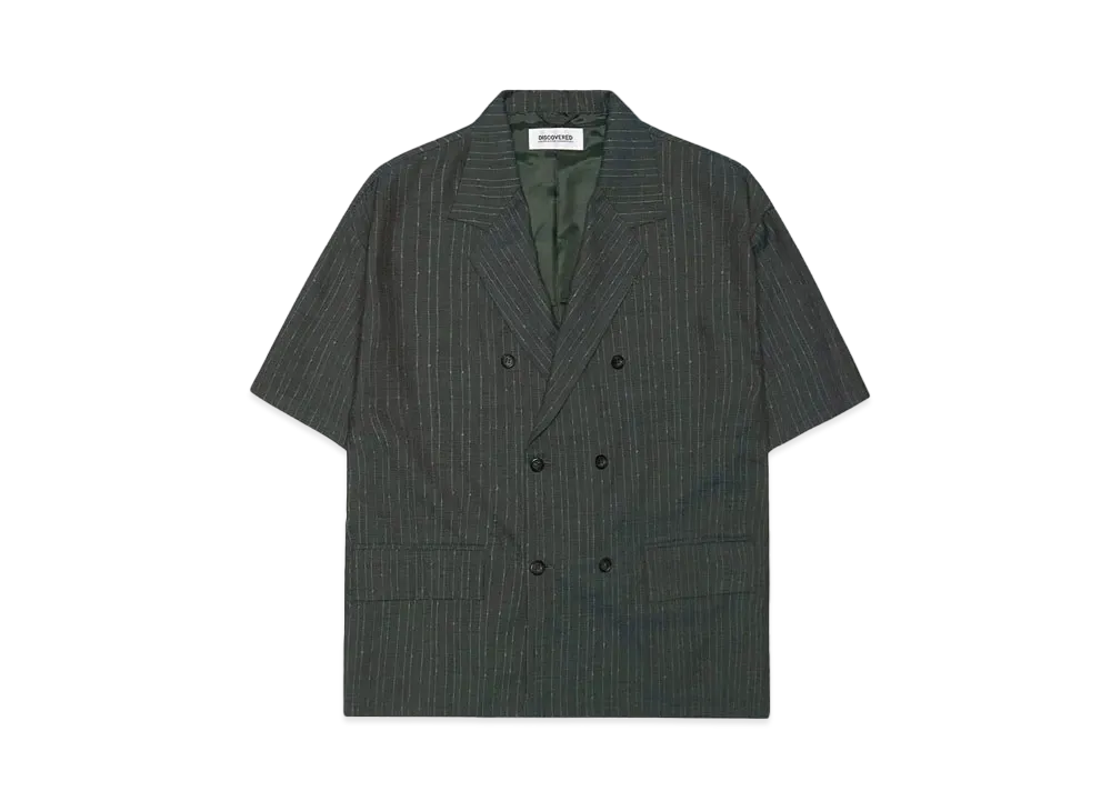 DISCOVERED DOUBLE SHORT SLEEVE JACKET SHIRTS "GREEN"