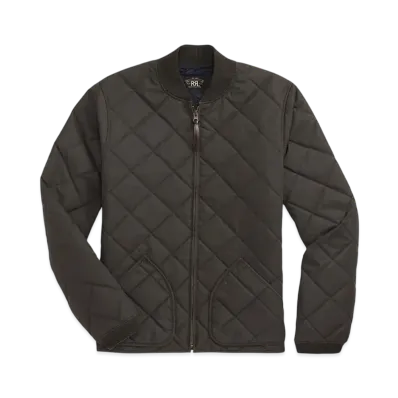 RRL Ralph Lauren Quilted Twill Jacket "Black"
