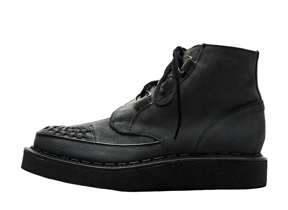 GEORGE COX Skipton Boot No.5 Sole "Charcoal" Suede 13327-V-083