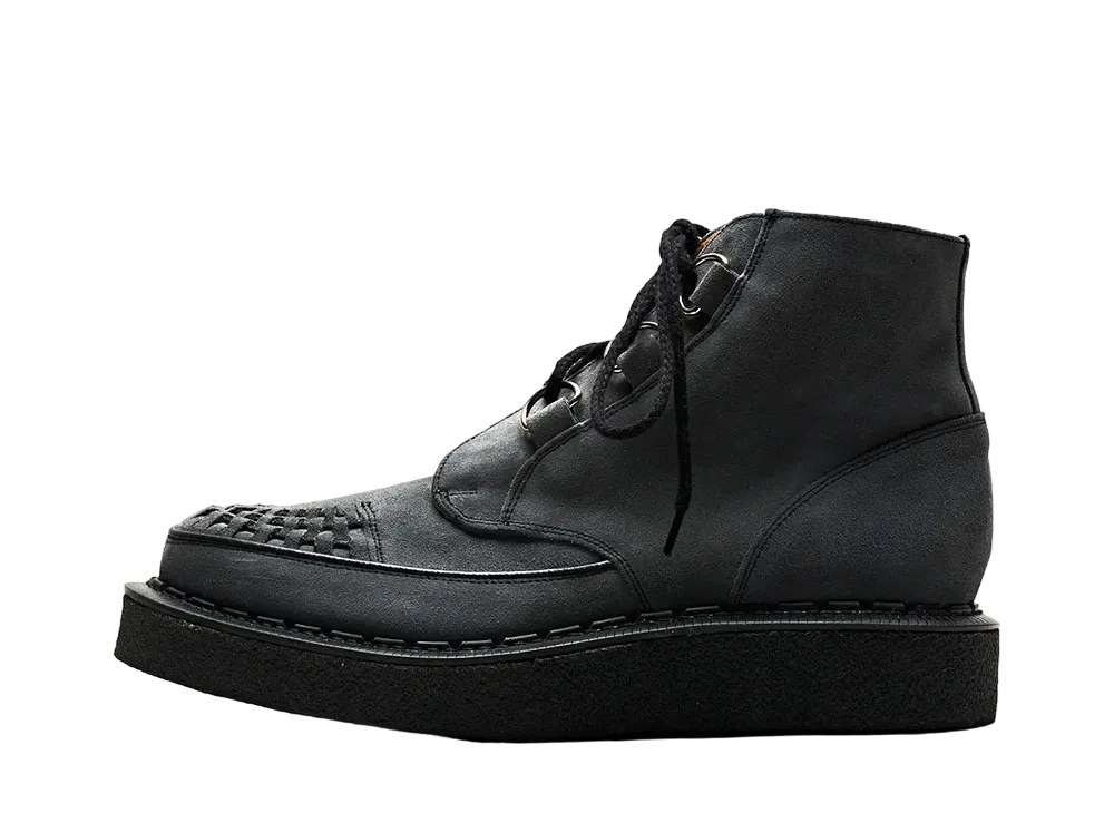 GEORGE COX Women's Skipton Boot No.5 Sole "Charcoal" Suede 13327-V-083