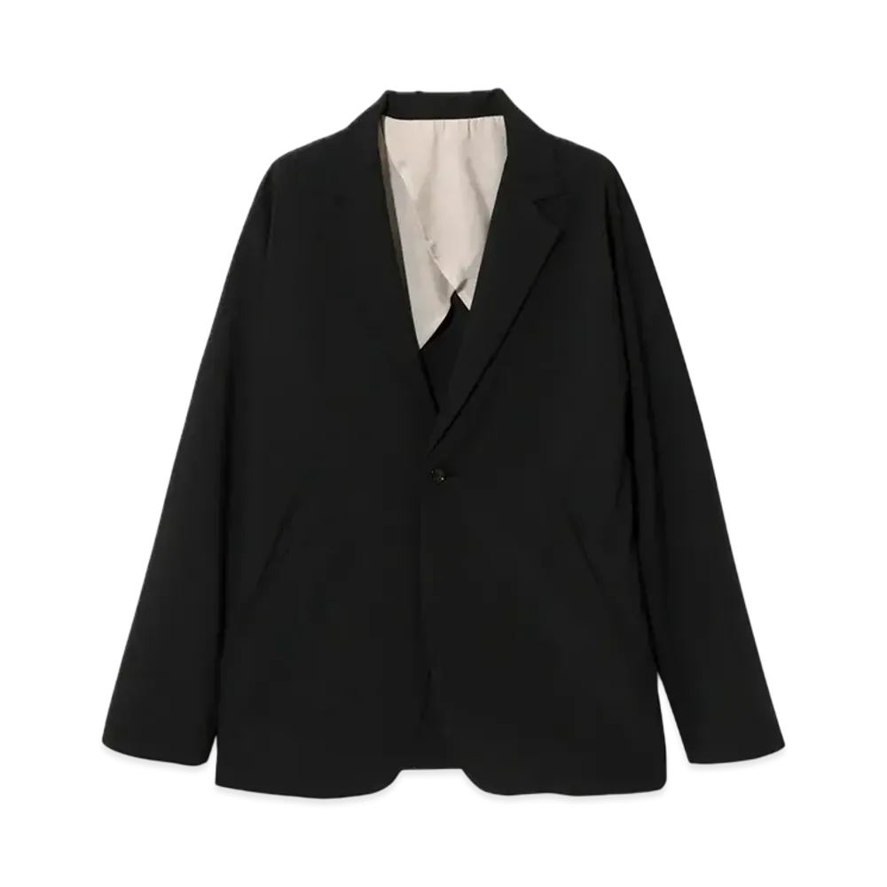 NEEDLES Miles Jacket - Poly Cloth "Black"