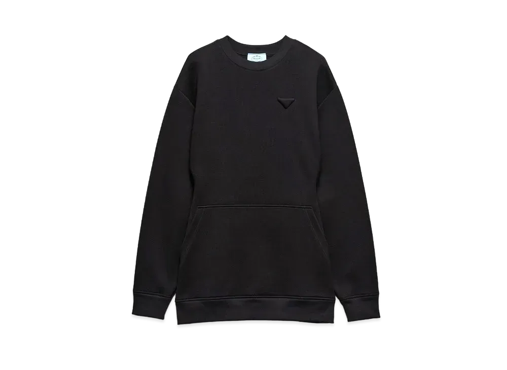 PRADA Women's Short Fleece Dress "Black"