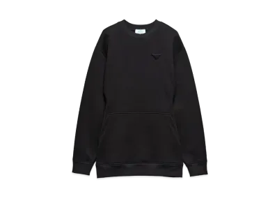 PRADA Women's Short Fleece Dress "Black"