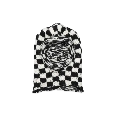 Bal CHECKERED HAND KNIT BALACLAVA "BLACK"
