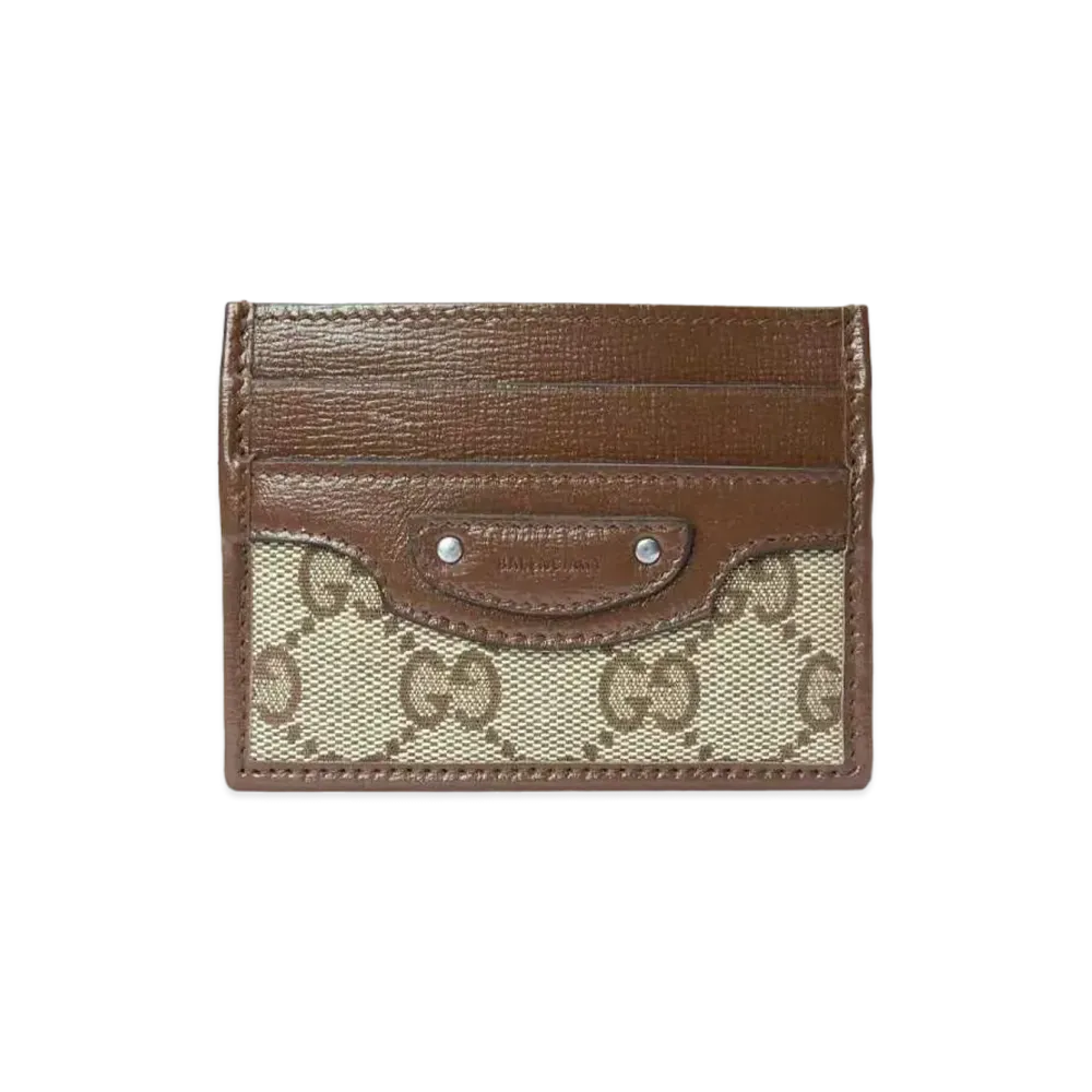 GUCCI x BALENCIAGA The Hacker Neo Classic Card Case "Beige"