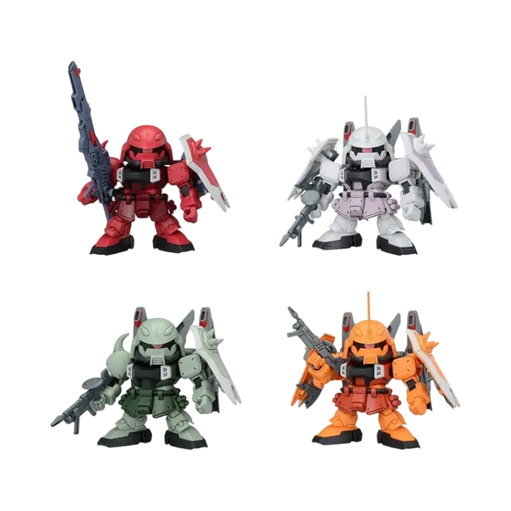 BANDAI "SD BB" -MOBILE SUIT GUNDAM SEED DESTINY- BB Senshi ZGMF Zaku Series Set