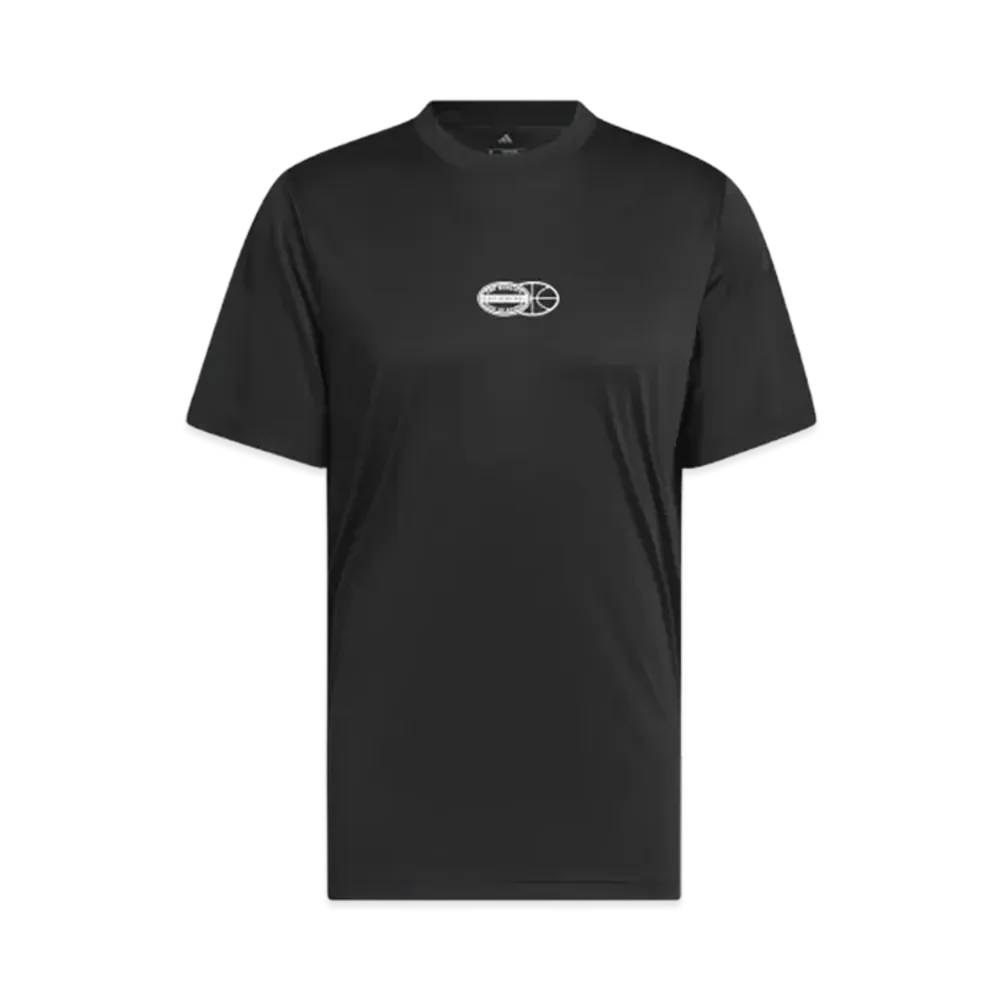 adidas Get Buckets Graphic Short Sleeve T-shirt "Black"