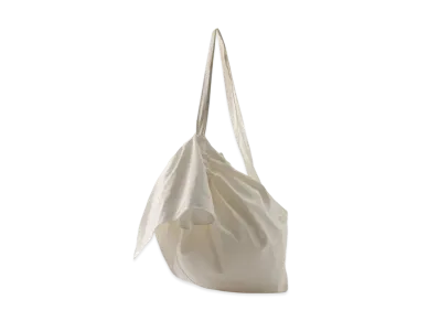 Yohji Yamamoto Y's NO.11 CANVAS DRAW STRING BAG "Off White"