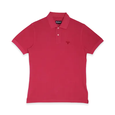 Barbour Washed Sport Polo Shirt "Fuchsia"