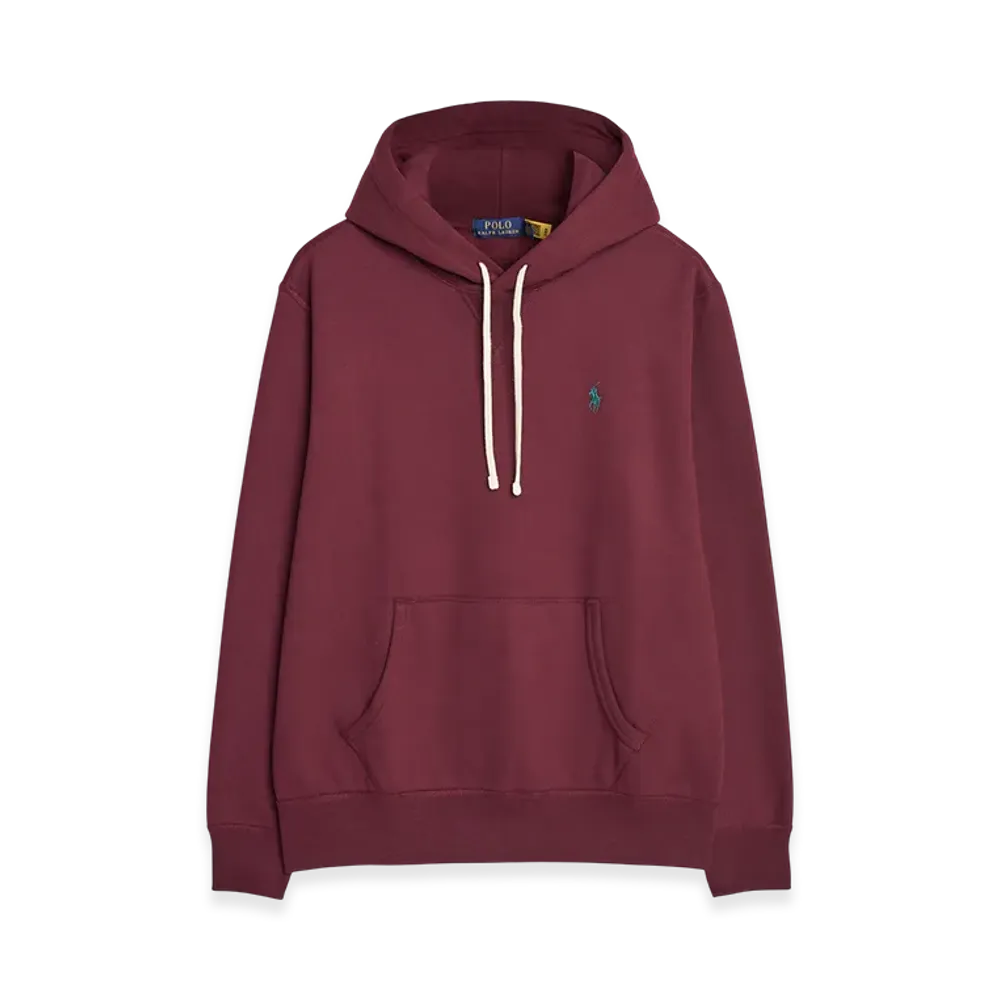 Polo Ralph Lauren Fleece Pull Over Hood Parka "Burgundy"