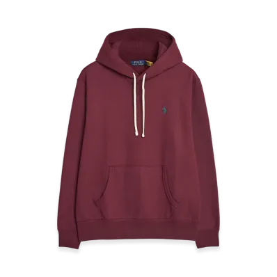 Polo Ralph Lauren Fleece Pull Over Hood Parka "Burgundy"