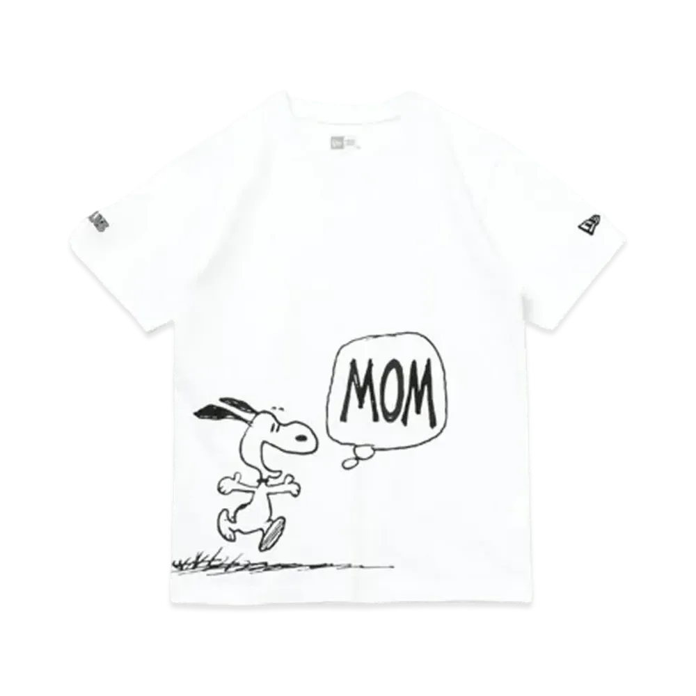 NEW ERA x PEANUTS Youth Cotton T-Shirt Snoopy "White"