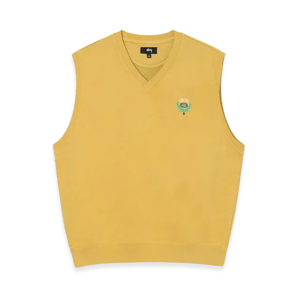 Stussy Fleece Vest "Yellow"