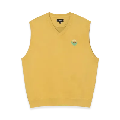 Stussy Fleece Vest "Yellow"