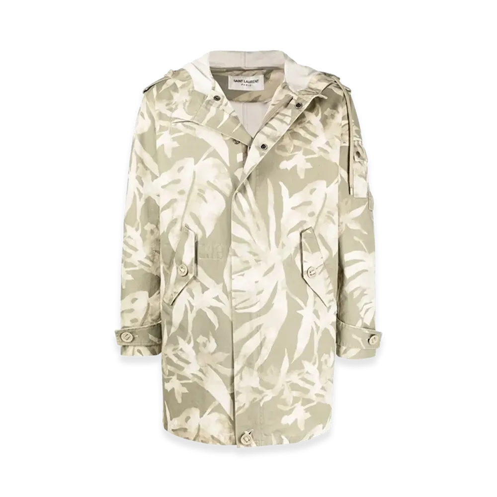 Saint Laurent Outerwear "Green/Neutrals"