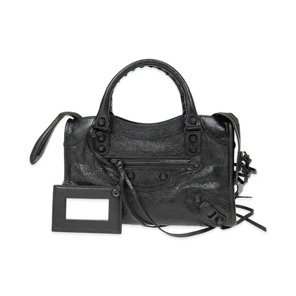 BALENCIAGA Handbag Mini City "Black"