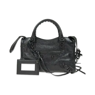 BALENCIAGA Handbag Mini City "Black"