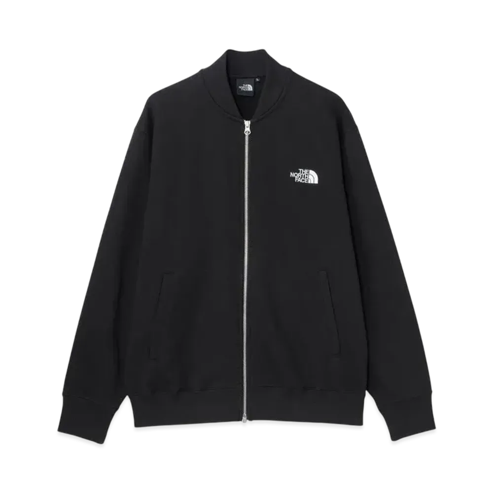 The North Face Heather Bomber Sweat Jacket "Black"