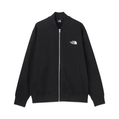 The North Face Heather Bomber Sweat Jacket "Black"