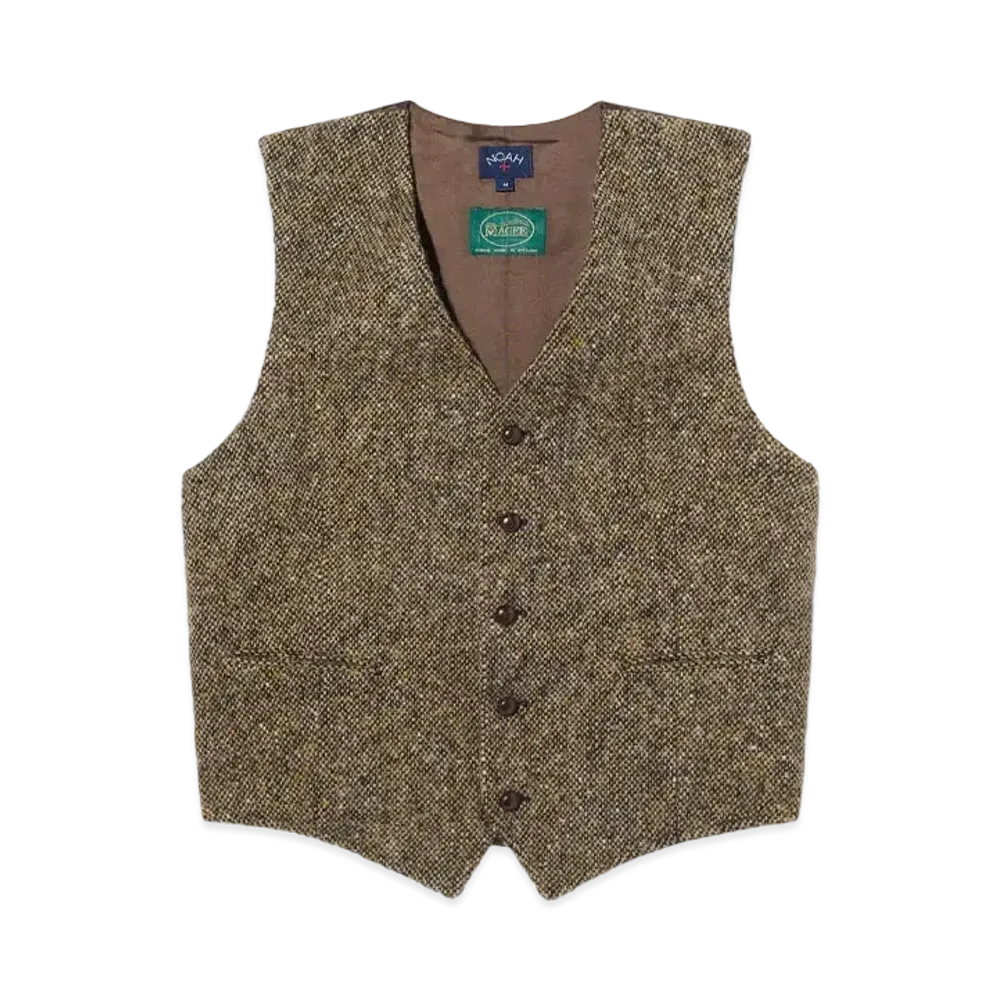 Noah Donegal Suit Vest "Brown"