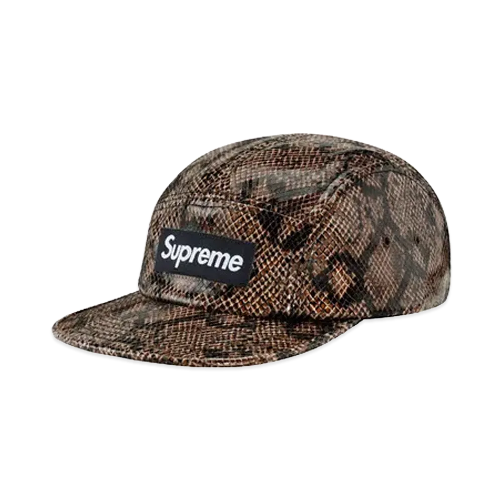 Supreme Snake Camp Cap "Brown"
