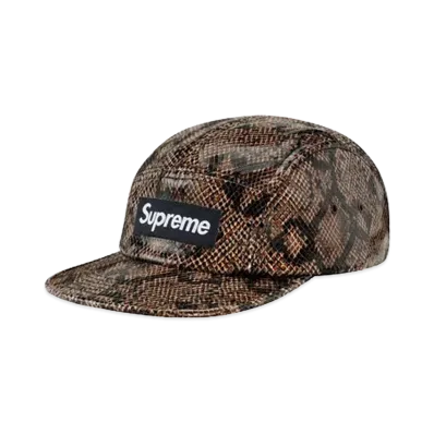 Supreme Snake Camp Cap "Brown"