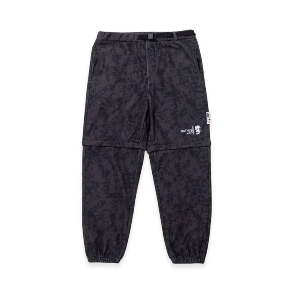 A BATHING APE x KAZUKI Digital Camo Mod Detachable Pants "Charcoal"