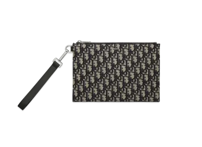 Dior A5 Pouch Beige & Black 'Dior Oblique' Jacquard "Beige"