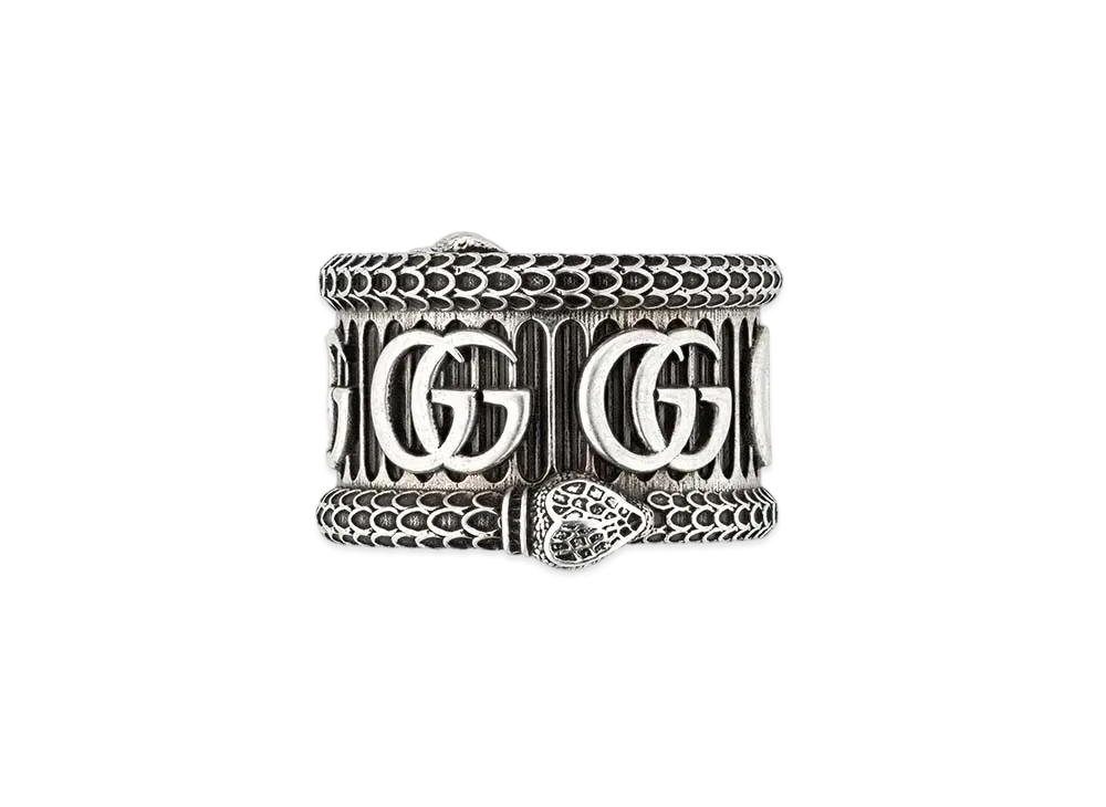グッチ ダブルG シルバーリング 577201 J8400 0811