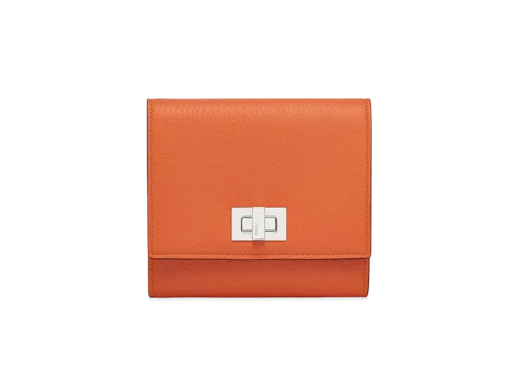 FENDI Wallet Leather "Orange"