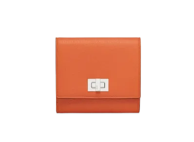 FENDI Wallet Leather "Orange"
