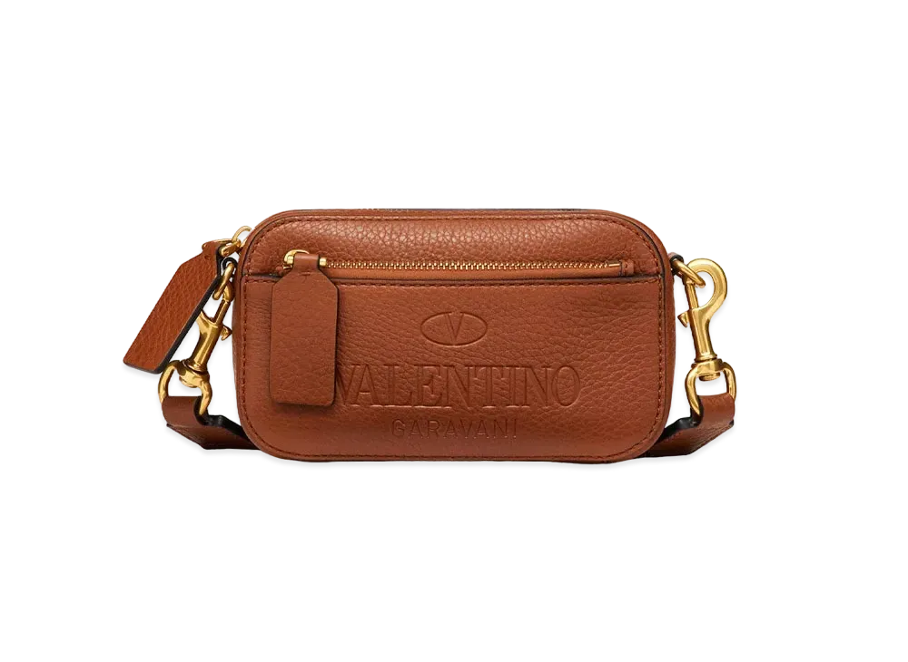 Valentino Valentino Garavani Identity Leather Belt Bag Small "Saddle Brown"