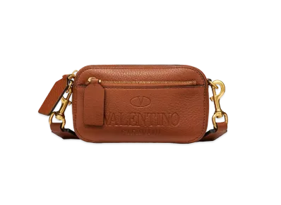 Valentino Valentino Garavani Identity Leather Belt Bag Small "Saddle Brown"
