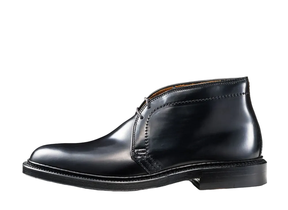 ALDEN Chukka Boot Barrie Shell Cordovan "Black" 1340 D Double Leather Sole