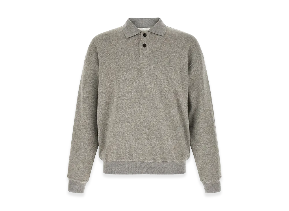 The Row 'Ry Top' Polo Shirt "Gray"