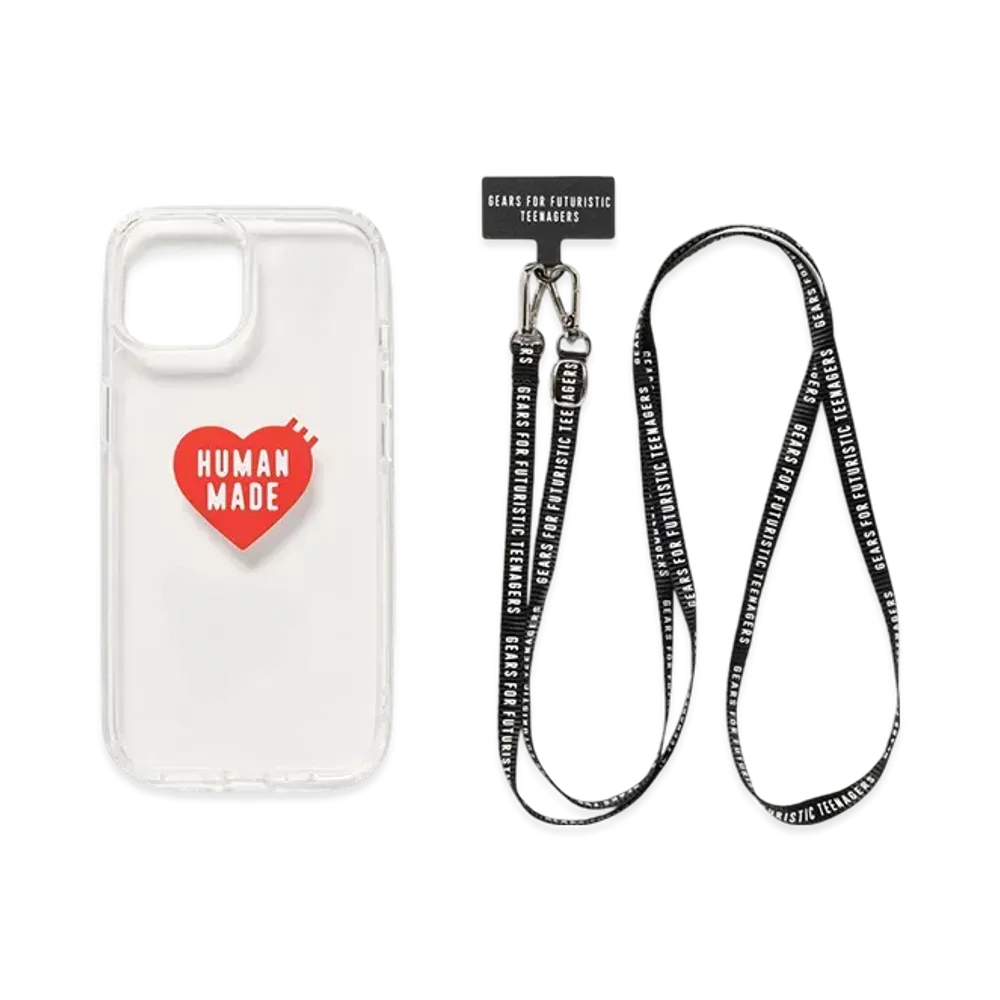 HUMAN MADE HM Iphone 15 Case "Black"
