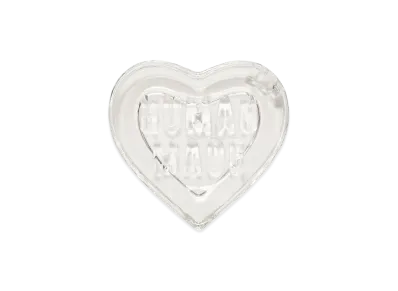 HUMAN MADE Heart Glass Tray "Clear"