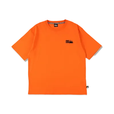 FIRST DOWN S/S EMBROIDERY TEE "Orange"