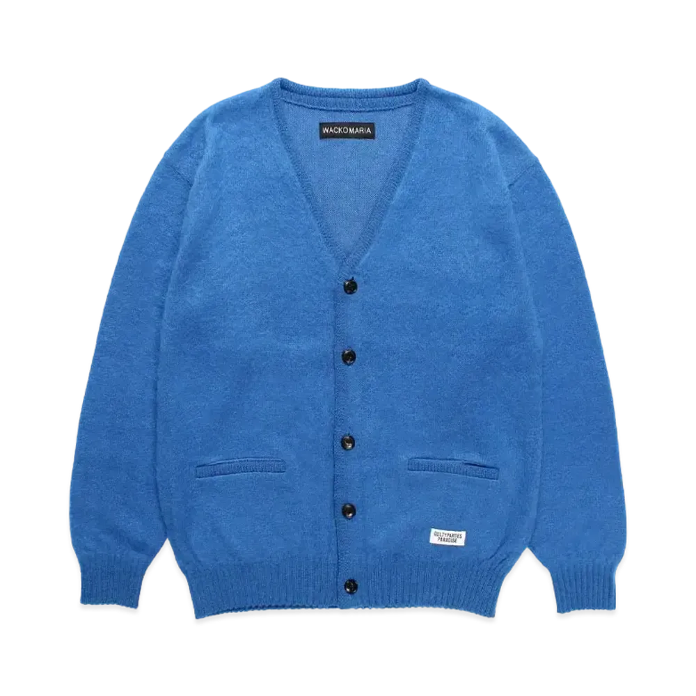 WACKO MARIA Mohair Knit Cardigan "Blue"