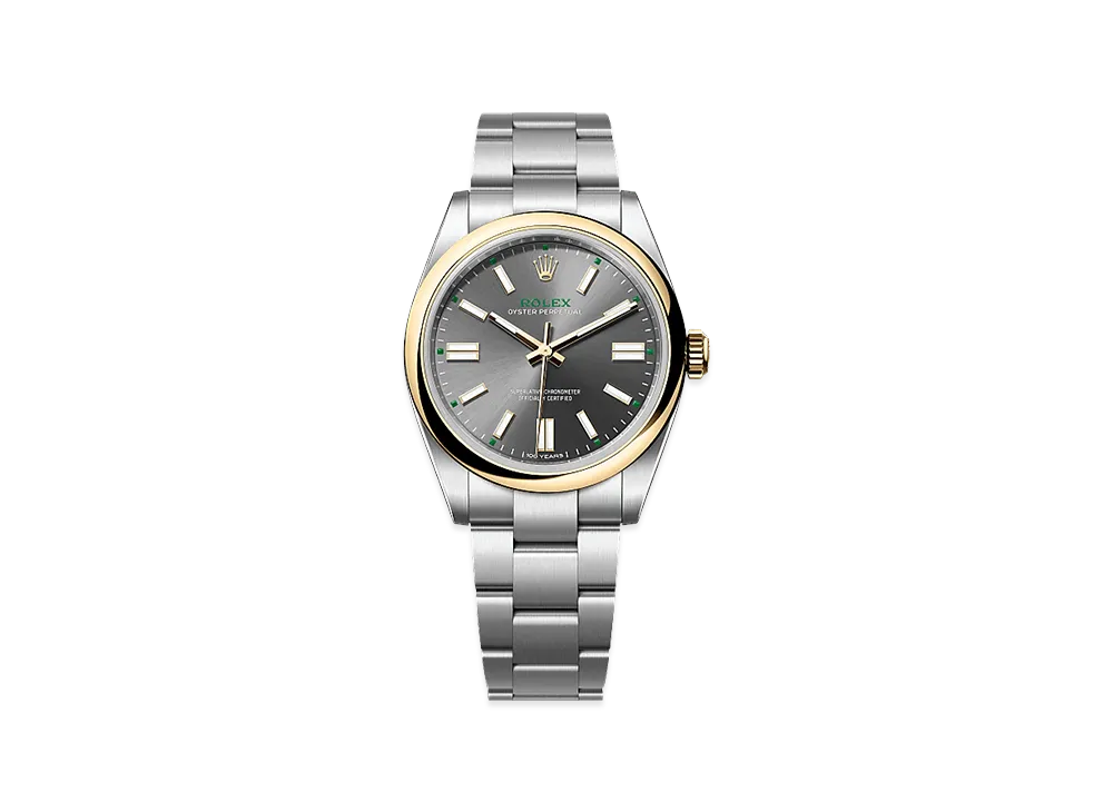 ROLEX Oyster Perpetual 41 Oystersteel & Yellow Gold "Slate"