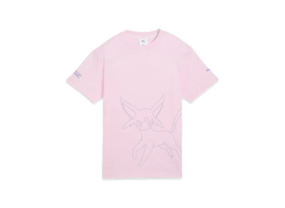 PUMA x Pokemon Kids Relaxed Graphic S/S Tee "Pearl Pink"