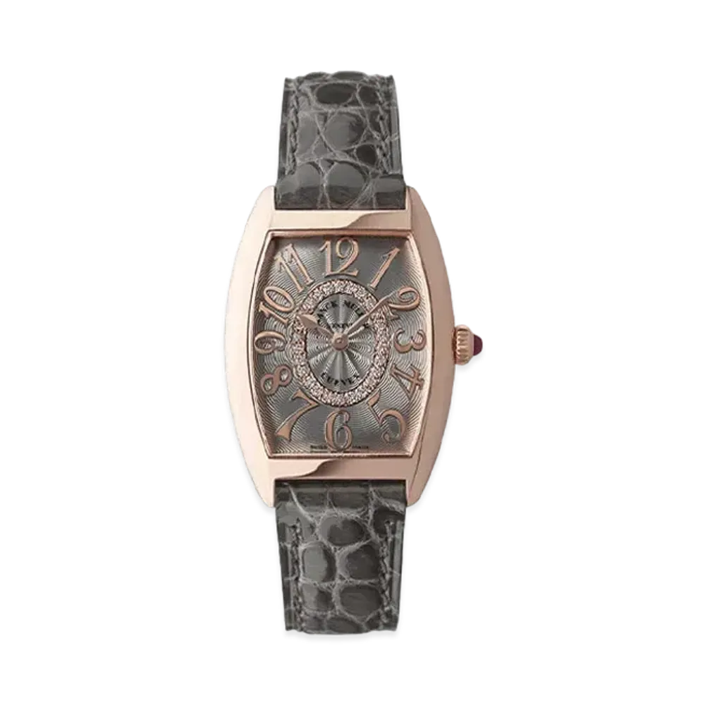 FRANCK MULLER Cintree Curvex Relief 18K Pink Gold "Greige"