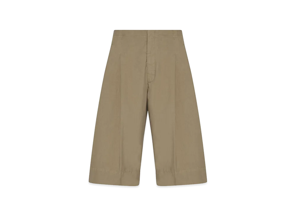 The Row Satya Cotton Shorts "Khaki"