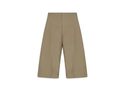 The Row Satya Cotton Shorts "Khaki"